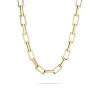 Gliederkette LIEBESKIND BERLIN "Schmuck Geschenk Edelstahl Halskette Big Link", gelbgoldfarben, Halsketten, Damen, Edelstahl, L: 50 B: 7mm, Gliederkette, B:7mm (86799140-0) gelbgoldfarben