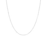 Gliederkette LIEBESKIND BERLIN "Schmuck Geschenk Gold 375 Halskette Gold Collection Kugelkette", weiß (weißgoldfarben), Halsketten, Damen, Gelbgold 375, L: 41, Gliederkette (33770857-0)