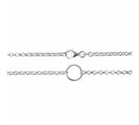 Gliederkette OSTSEE-SCHMUCK "Ostsee-Schmuck Kette Charmskette Kette Charmskette", silber, Halsketten, Damen, 45cm, Silber 925 (Sterlingsilber), L: 45, Gliederkette (19673562-0) silber