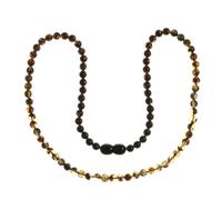 Gliederkette OSTSEE-SCHMUCK "Ostsee-Schmuck Kette Kugel 5 mm Kette Kugel 5 mm" Gr. 42, grün, Halsketten, Damen, 42cm, Bernstein, L: 42, Gliederkette (93755232-42) grün