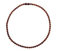 Gliederkette OSTSEE-SCHMUCK "Ostsee-Schmuck Kette Kugel 6 mm Kette Kugel 6 mm" Gr. 42, braun, Halsketten, Damen, 42cm, Bernstein, L: 42, Gliederkette (41277236-42) braun