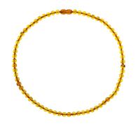 Gliederkette OSTSEE-SCHMUCK "Ostsee-Schmuck Kette Kugel 6 mm Kette Kugel 6 mm" Gr. 45, braun, Halsketten, Damen, 45cm, Bernstein, L: 42, Gliederkette (70074755-45) braun