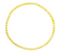 Gliederkette OSTSEE-SCHMUCK "Ostsee-Schmuck Kette Kugel 8 mm Kette Kugel 8 mm" Gr. 50, gelb, Halsketten, Damen, 50cm, Bernstein, L: 42, Gliederkette (59597324-50) gelb