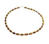 Gliederkette OSTSEE-SCHMUCK "Ostsee-Schmuck Kette Tasja Kette Tasja" Gr. 45, braun, Halsketten, Damen, 45cm, Bernstein, L: 42, Gliederkette (28890114-45) braun