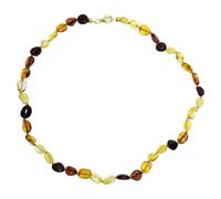 Gliederkette OSTSEE-SCHMUCK "Ostsee-Schmuck Kette Tocessa Kette Tocessa" Gr. 42, braun, Halsketten, Damen, 42cm, Bernstein, L: 42, Gliederkette (99961661-42) braun