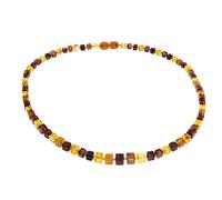 Gliederkette OSTSEE-SCHMUCK "Ostsee-Schmuck Kette Würfel 6 Kette Würfel 6" Gr. 50, braun, Halsketten, Damen, 50cm, Bernstein, L: 45, Gliederkette (18618041-50) braun