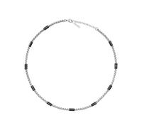 Police Herren-Halskette Radius Stahl/Schwarz PEAGN0078502