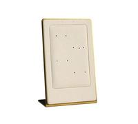 GLigeT Schmuckhalter Display Halskette Display Rack Licht Luxus Samt Ohrringe Rack Einfache Kreative Schmuck Display Lagerung Racks Schmuckhalter(Weiß)
