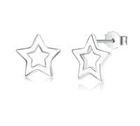 Glintara Sterling Silber Stern Ohrstecker, Ohrstecker Silber 925 Damen