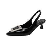 Glitzer Damen Pumps Sexy High Heels Fashionable and Elegant, It Can Stretch Leg Lines Well and Showcase Beautiful Leg Shapes (schwarz,40)