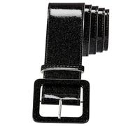 Glitzer Gürtel Schwarz 120cm | OS - Schwarz | Wir machen Party.de |