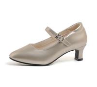 Glitzer Schuhe Damen Stilvolle, Elegante Bequeme High Heels für Damen, vielseitig einsetzbar zum Tanzen oder für den Alltag, mit Obermaterial schmalem Absatzdesign (Gold, 41)