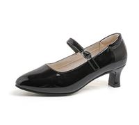 Glitzer Schuhe Damen Stilvolle, Elegante Bequeme High Heels für Damen, vielseitig einsetzbar zum Tanzen oder für den Alltag, mit Obermaterial schmalem Absatzdesign (Black, 37)