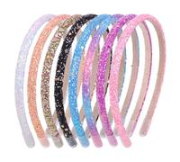 Glitzer Stirnband für Mädchen Frauen Haarreifen,8Pcs Pailletten Haarband Mädchen Funkelnde Dünne Stirnbander Bling Regenbogen Haarbänder für Kinder Kleinkinder Teens Pailletten Haarreif Haar Zubehör