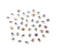 Glitzer-Strasssteine, spitze Rückseite, Nagelkunst-Dekorationen, Kristallglas, Zubehör, Stein und Strasssteine und Charms-Set mit Wachsstift, Perlen, flache Rückseite