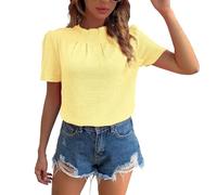 Glitzer Top Damen Weißes Pailletten Leinenblusen Blusenjacke Trägershirt Longtunika Boho Zum Durchsichtige Blumenmuster Muscle Party Holzfäller Königsblau Motto Weißer Taillengürtel Sehr Polka