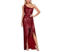 Glitzerkleid Damen Silvester Outfit Paillettenkleid Elegante Kleider Festlich Festliches Glitzer Partykleid Kleid Abendkleider Weihnachtsfeier Karneval Festliche Kleidung Party a Linien