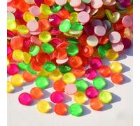 Glitzernde Neon-Hotfix-Strasssteine, Strass-Diamant, DIY-Nähzubehör, Kristalle, Diamanten, heiße Fixierung, Farben mischen, SS8 - 1440 Stück