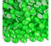 Glitzernde Neon-Hotfix-Strasssteine, Strasssteine, Diamanten, DIY-Nähzubehör, Kristalle, Grün, SS30, 288 Stück