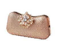 Glitzernde Strass-Clutch-Geldbörse, formelle Abend-Crossbody-Tasche für Hochzeit, Clutch, Geldbörsen für Damen, Abendtasche, champagnerfarben