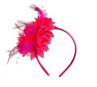 Glitzernder gefiederter Haarreif für Karneval, Feiern, weiches elastisches Band, helle Farbe, Haarband für Veranstaltungen, Brautschmuck, Haarschmuck