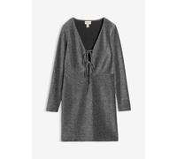 Glitzerndes Minikleid mit Schleifendetail 40/42 (M)