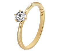 GLIZZ Damenring mit Diamant 0,25 ct. Gold 333/8K Brillantring GL8668-60 Ringgröße 60/19,1