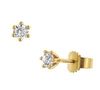 GLIZZ Lab Grown Diamant-Ohrringe 0,3 ct. Gold 333 Brillant Ohrstecker hochwertiger Ohrschmuck für Damen, wunderschönes Accessoire, GL8649