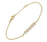GLIZZ Schmuck Damen-Armband Gold 333/8K mit Zirkonia GL8812