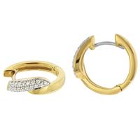 GLIZZ Schmuck Damen-Ohrringe Gold 333/8K Zirkonia-Creolen GL8156