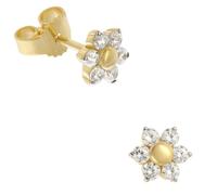 GLIZZ Schmuck Damen-Ohrringe Gold 333/8K Zirkonia Ohrstecker GL8353