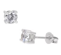 GLIZZ Schmuck Damen-Ohrringe Weißgold 333 / 8K Zirkonia-Ohrstecker GL1686