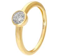 GLIZZ Schmuck Damenring Gold 333 mit Lab Grown Diamant 0,50 ct. Brillantring GL1466