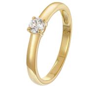 GLIZZ Schmuck Damenring Mit Lab Grown Diamant 0,25 ct. Gold 333 Brillantring GL1048