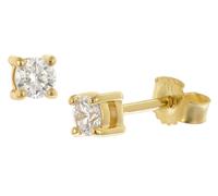 GLIZZ Schmuck Lab Grown Diamant-Ohrringe 0,30 ct Gold 333 Ohrstecker GL1074