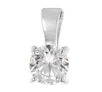 GLIZZ Schmuck Schmuck-Anhänger mit Lab Grown Diamant 0,50 Karat 333 Weißgold GL1071
