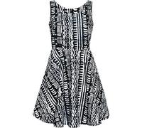 Global Mamas Bio Kleider - AVA - Roses/Pathways/Sankofa/Argyle Schwarz XL
