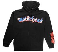 Global Motorhead Graphic Zip Hoodie, Schwarz, Medium