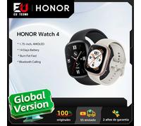 Globale Version HONOR Watch 4 Smartwatch 5ATM Blutsauerstoffmonitor BT5.2 GPS Bluetooth 5.2 Bis zu 14 Tage langer Akku Black