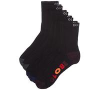 Globe Multi Stripe Crew Sock 5 Pack, Black, 7/11, GB71439015