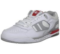 Globe Viper GBVIPER, Unisex - Erwachsene Sportive Sneakers, Weiss (White/red/Grey 11353), EU 40.5 (UK 6.5) (US 7.5)