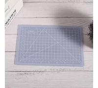 GLOGLOW Selbstheilende Schneidematte, Durchscheinendes Bastelbrett mit Rutschfester Oberfläche Zum Papierschnitzen und Modellbau, A4 A3 A5 für Studenten und Bastler (A5-transparentes Schneidebrett)
