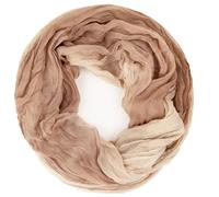 Gloop Damen Schal leichter Loop schal Schlauchschal Tuch mit Farbverlauf Viele Farben