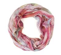 Gloop Loop Schlauchschal für Damen Schal Tuch seidig-luftig leicht mit buntem Muster Print