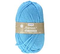 Glorex Premium Wolle aus 100 % Acryl, 50 g, ca. 140 m, türkis (Verkauf durch ''Ideen von A-Z'' auf duo-shop.de)