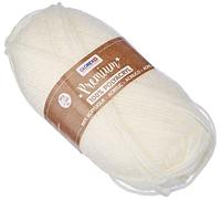 Glorex 5 1001 10 - Premium Wolle aus 100 % Acryl, leicht zu verarbeiten, vielseitig einsetzbar, wärmend, weich, nicht kratzend, 50 g, ca. 140 m, natur