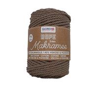Glorex Makramee-Rope 3 mm hellbraun, 250 g, gedreht (GLO663608196)