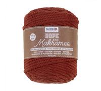 Makramee Rope 5 mm 500 g 85 m dreifädig gedreht terracotta