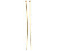 Glorex 5 2006 02 - Stricknadeln aus Bambus, 2er Set, 4,0 mm, Länge 35 cm, zum leichten und komfortablen Stricken