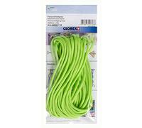 Glorex 6 4000 110 - Paracord hellgrün, 2 x 4 mm, 5 m lang, hoch reißfestes Nylonseil, zum Knüpfen von Armbändern, Leinen und Bändern